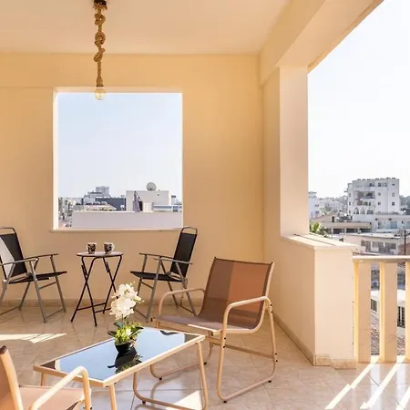 Ani's Stylish W Terrace In * Lárnaca